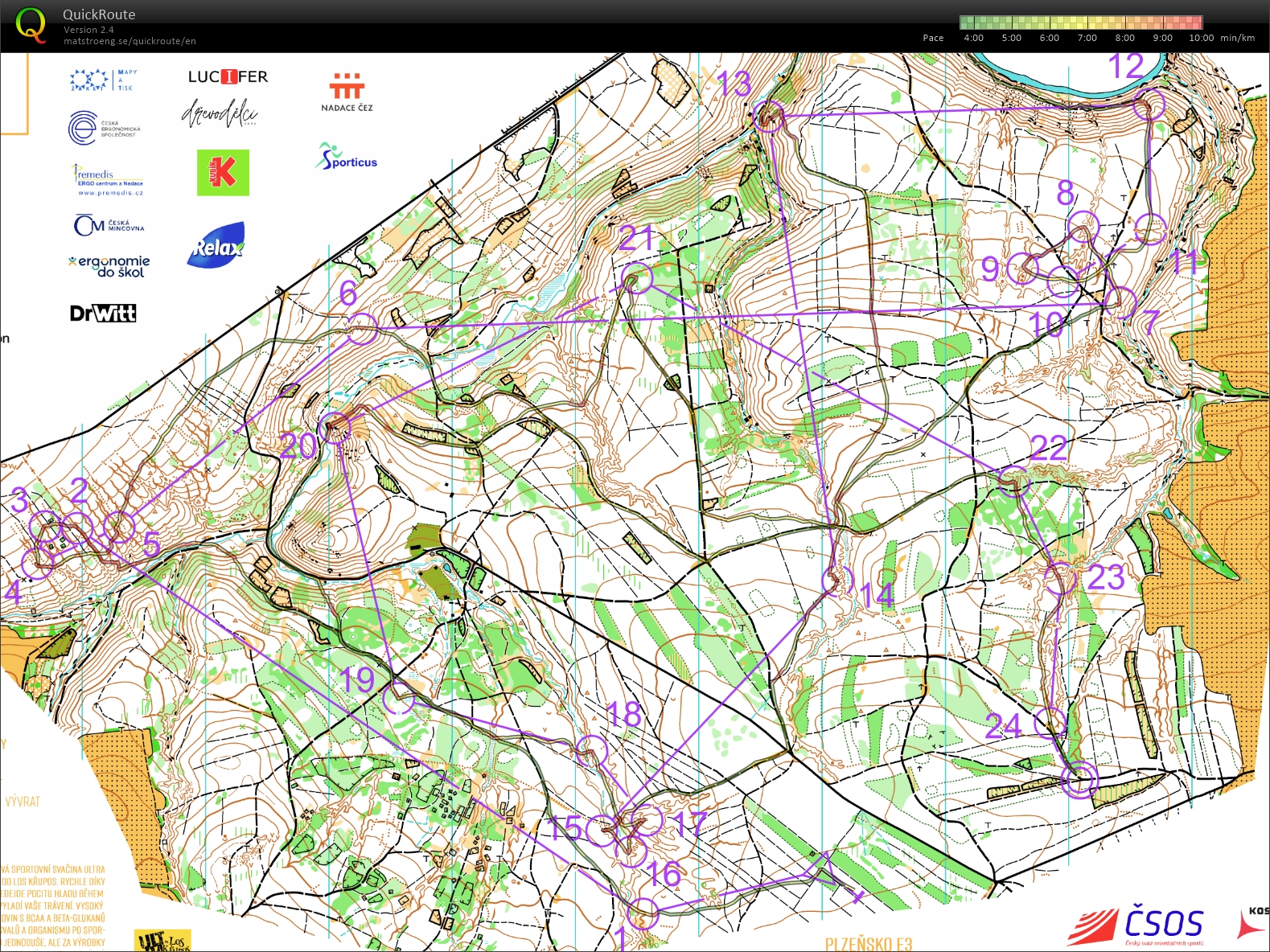 Czech O-Tour Plzeňsko - E3 long (H21E) (05.07.2024)