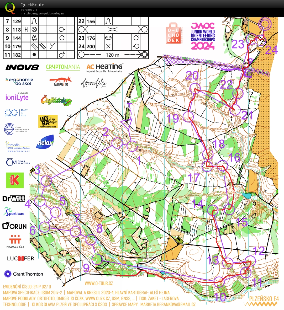 Czech O-Tour Plzeňsko - E4 middle (H21E) (2024-07-06)