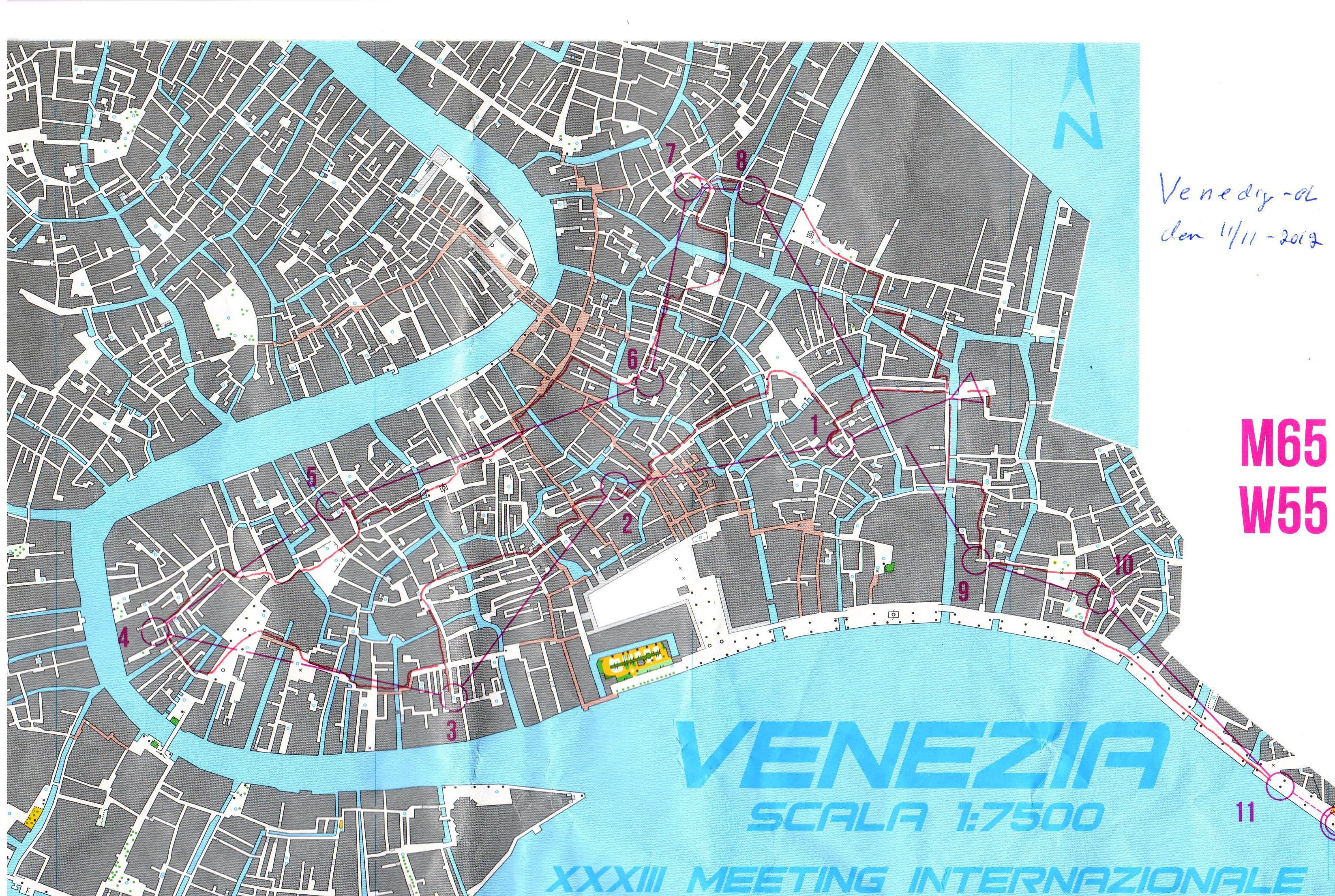 Venedigorienteringen (11-11-2012)