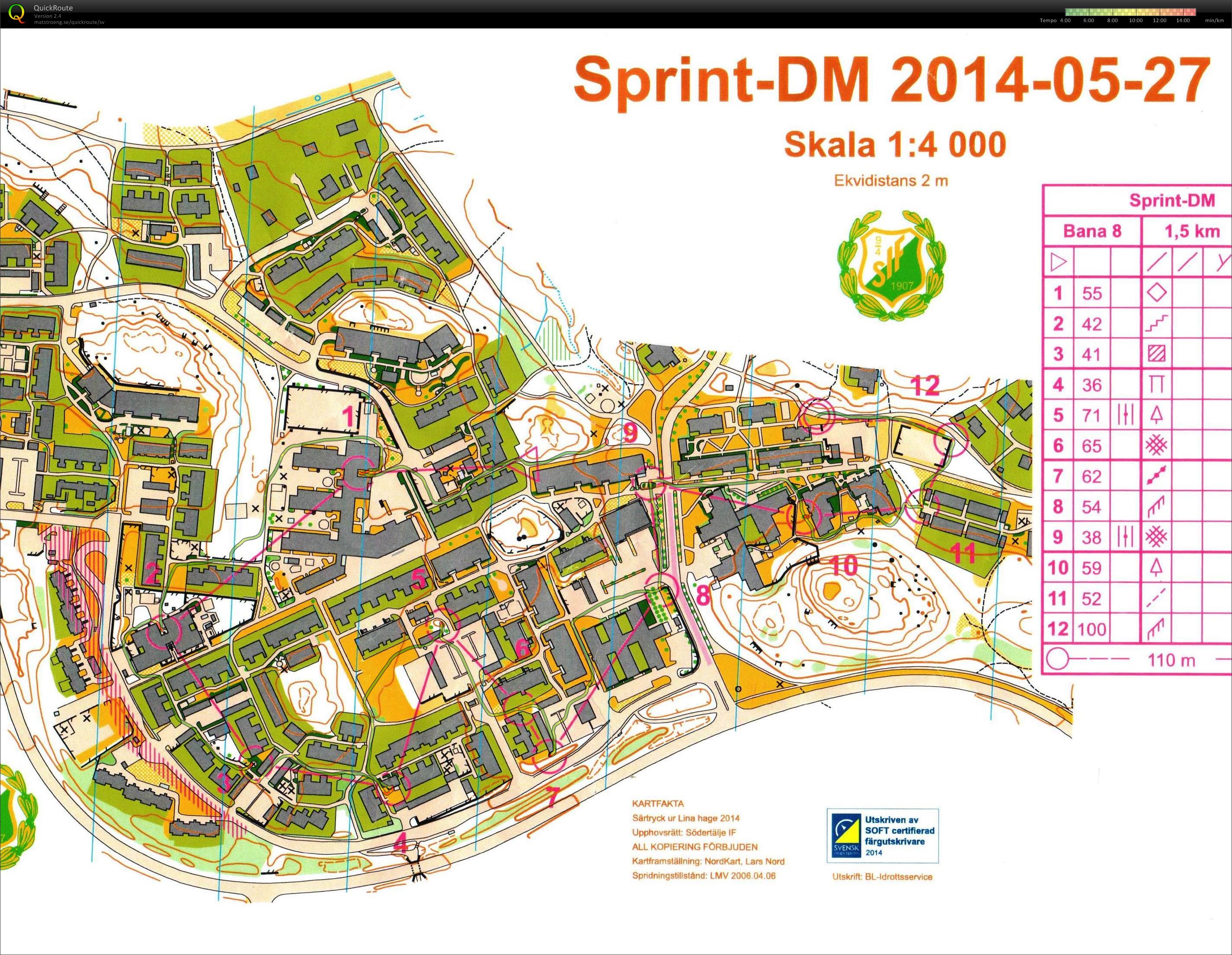 DM sprint Södermanland (27-05-2014)