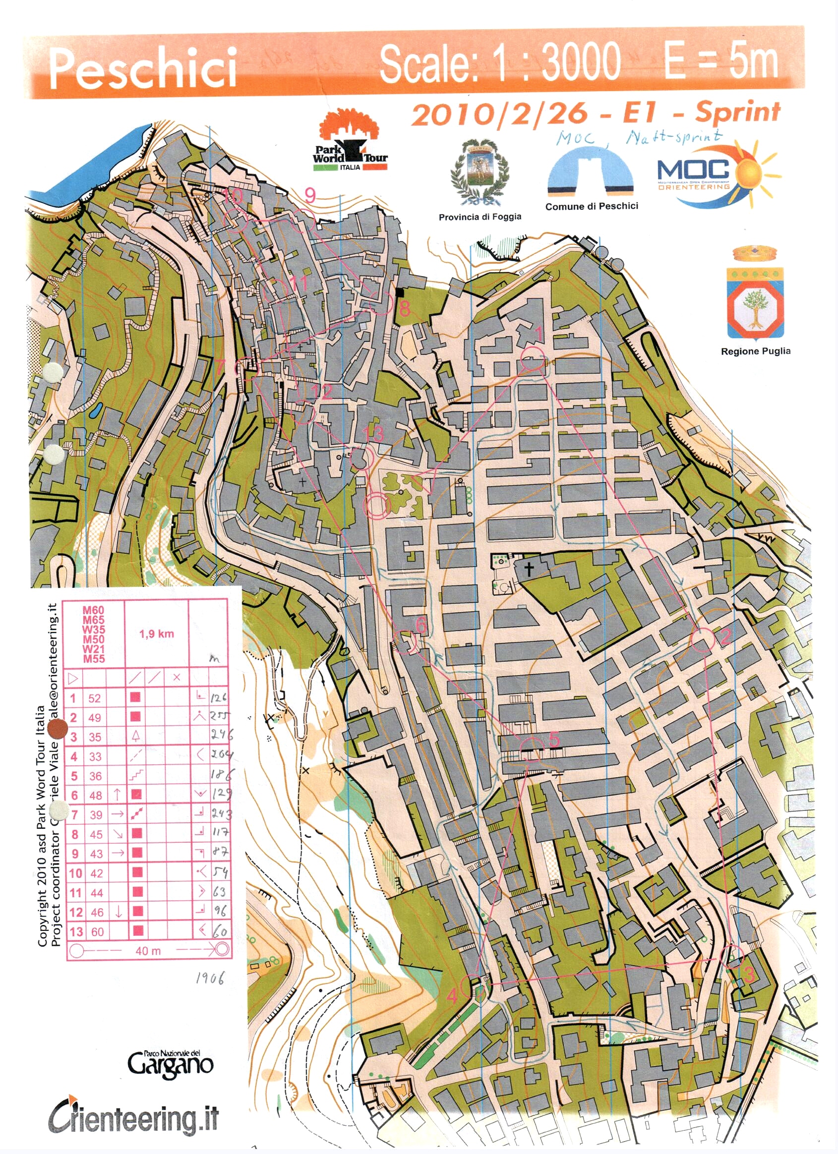 Medelhavsmästerskap etapp 1, nattsprint (2010-02-26)