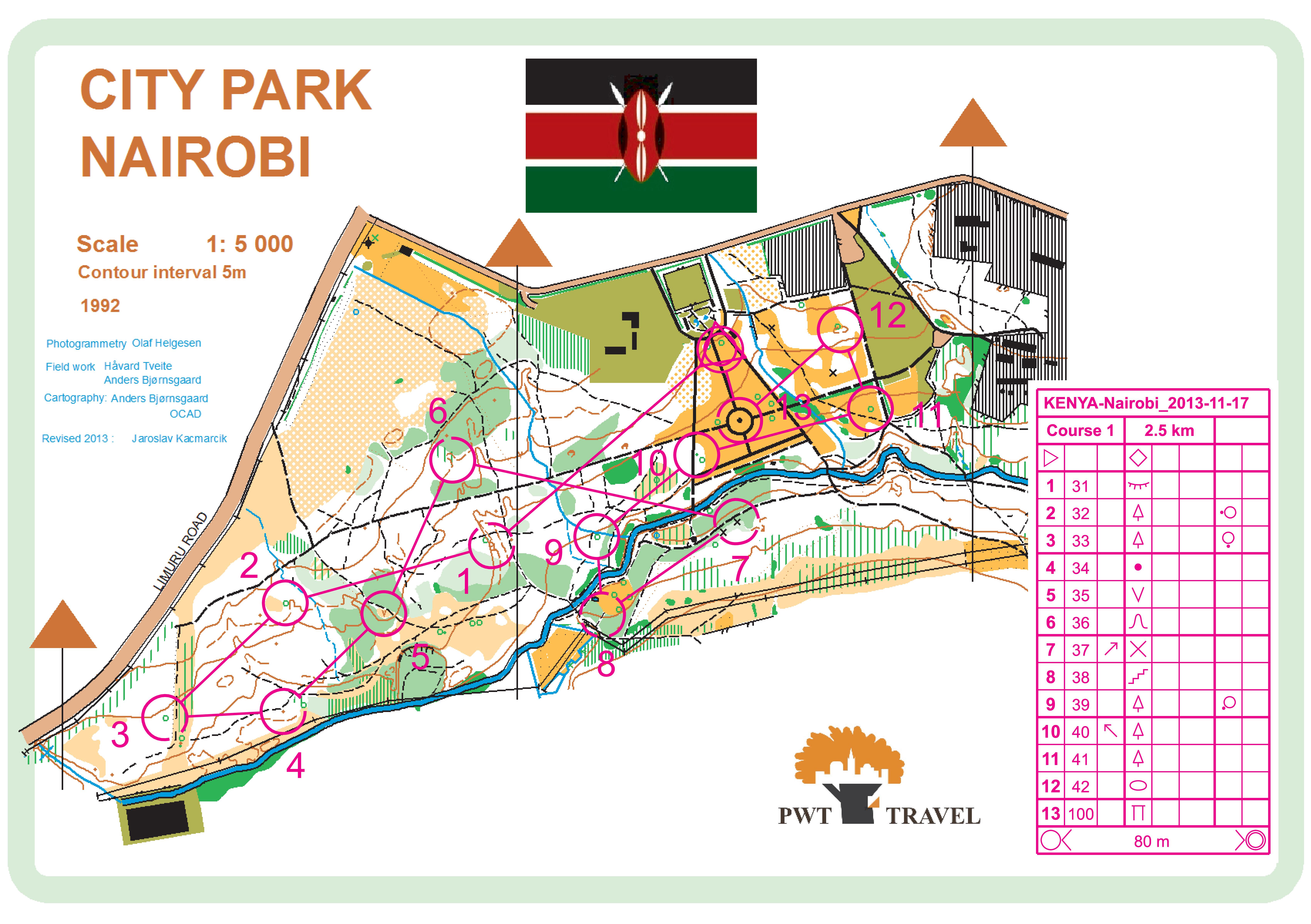 Träning Nairobi City Park (2015-01-07)