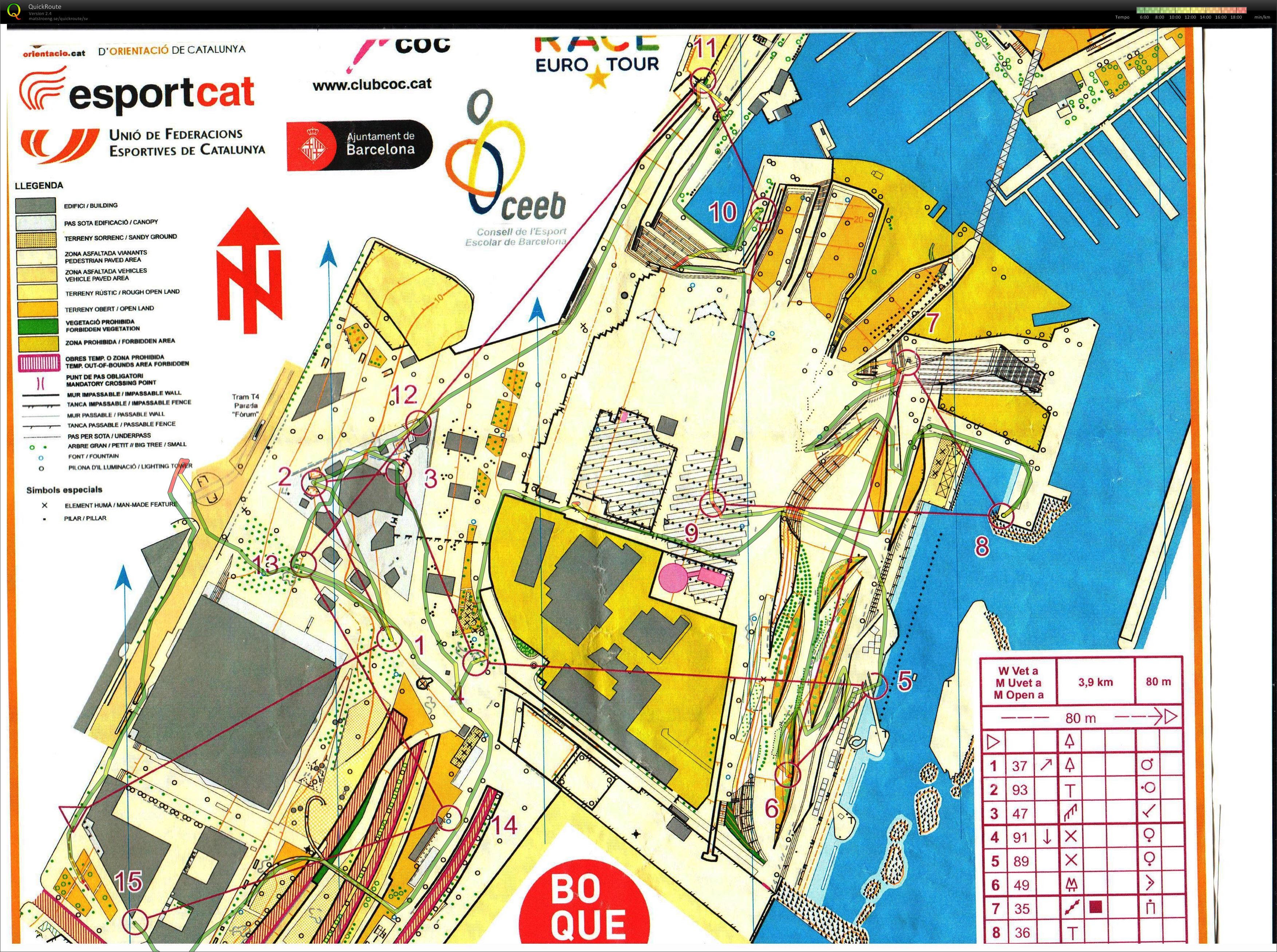 Barcelona City Race etapp 1 del 1 (2015-10-31)