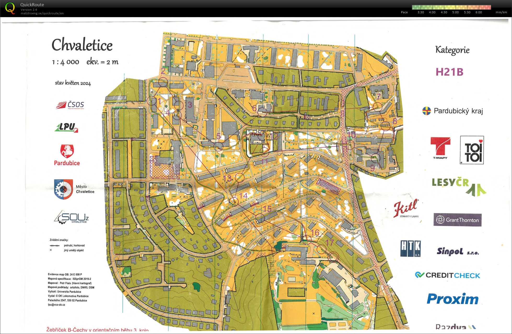 ŽB sprint Chvaletice (2024-06-01)