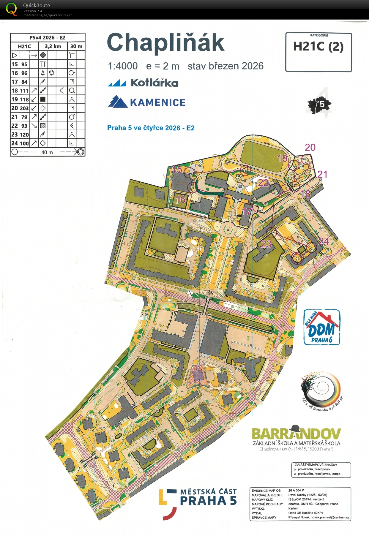 Praha 5 ve čtyřce - odpoledne (H21C 2/2) (2026-03-22)
