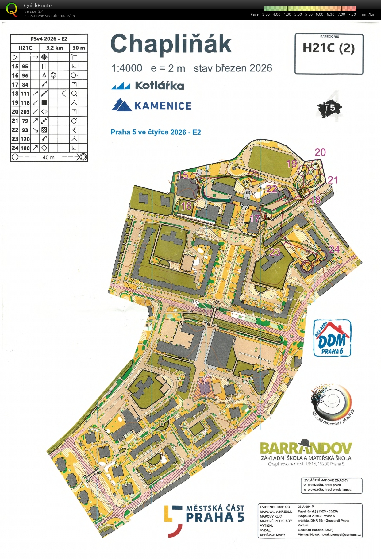 Praha 5 ve čtyřce - odpoledne (H21C 2/2) (2026-03-22)