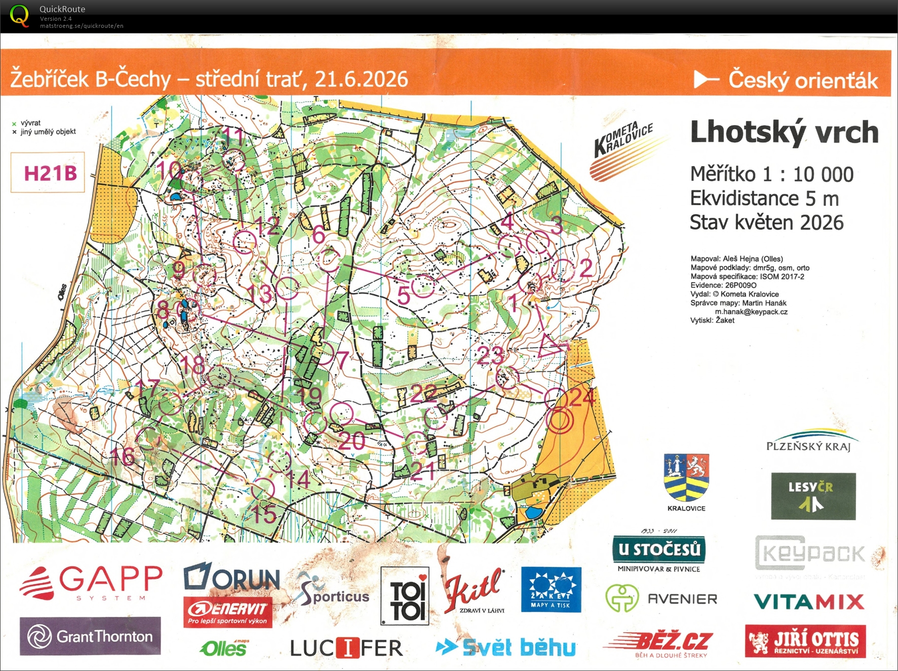 ŽB Vysoká Libyně - middle H21B (2026-06-21)