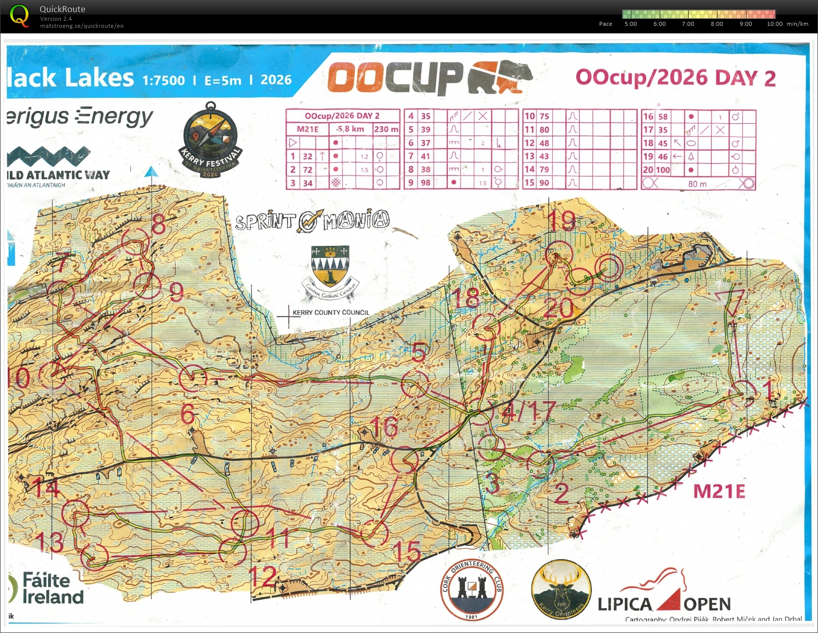 OOCup Killarney - middle E2 (M21E) (2026-07-27)