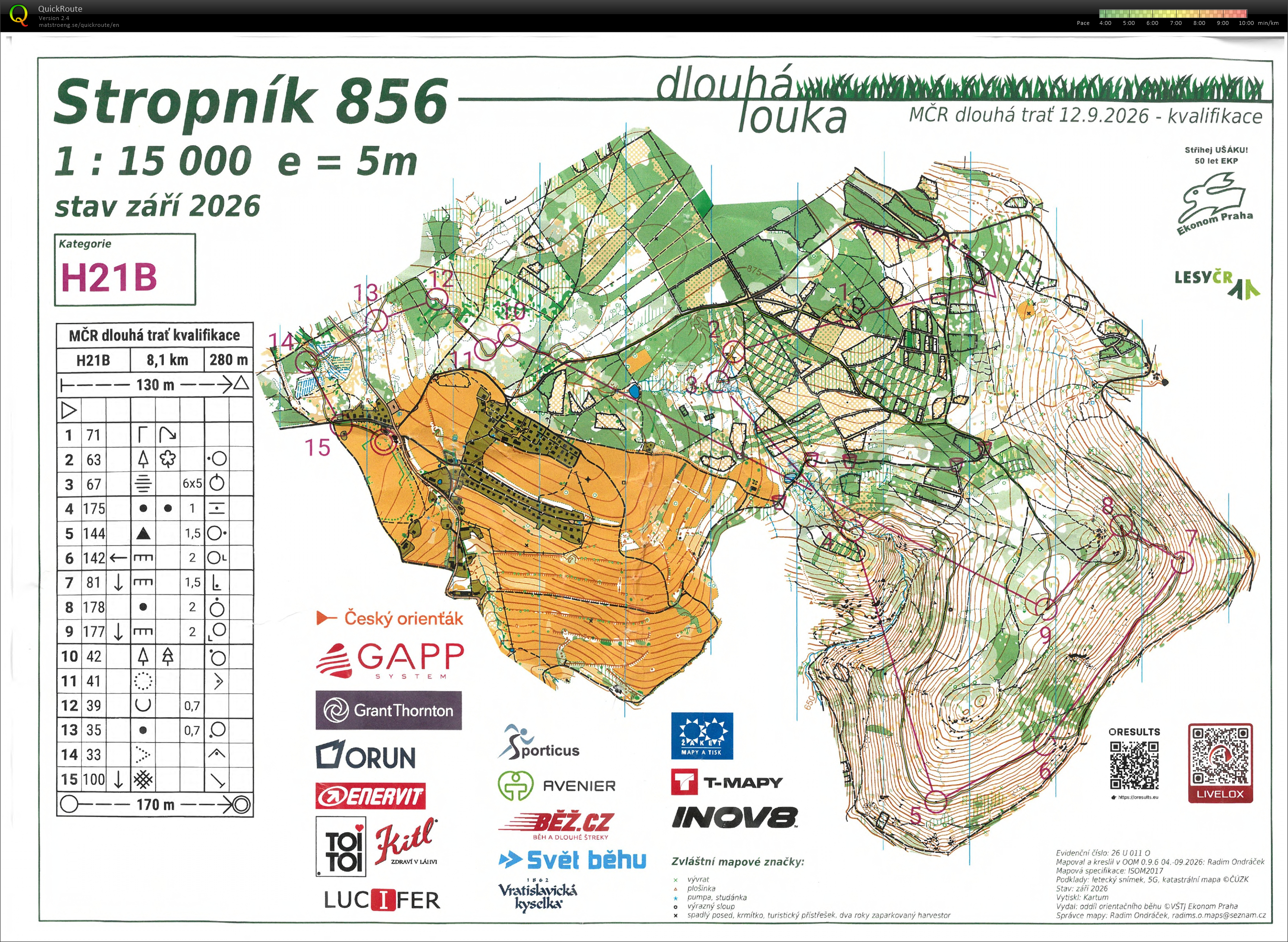 MČR long Dlouhá Louka - kvalifikace (H21B) (2026-09-12)