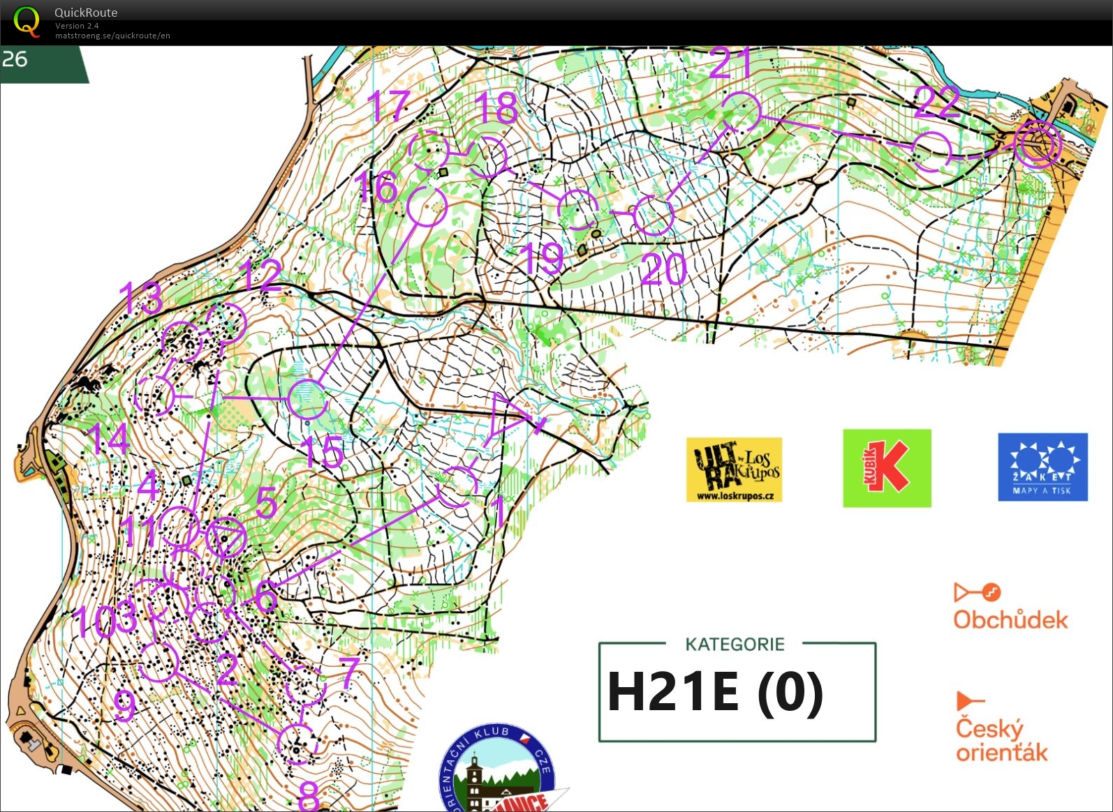 Czech O-Tour Harrachov middle (H21E) (2026-10-24)